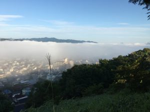 羊山公園見晴しの丘雲海